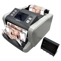 Счетчик банкнот VITRANA (ВИТРАНА) HR60 MUIC, 1000 банкнот/мин, опр. номинала RUB USD CNY EUR, внешн. дисплей, УФ МАГ ИК CIS детекция, 291384