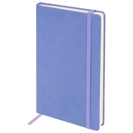 Скетчбук, слоновая кость 140 г/м2 130х210 мм, 80 л., КОЖЗАМ, резинка, BRAUBERG ART CLASSIC, пастель сиреневый, 116879