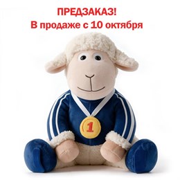 Подарок новогодний "СПОРТСМЕН", "Мягкая игрушка-символ 2027 года", НАБОР конфет 500 г, WELDAY (ВЭЛДЭЙ), 881400