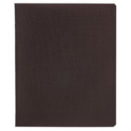 Тетрадь А5, 96 л., HATBER, скоба, клетка, soft-touch ламинация, тиснение КРОКО, "СОЛО_Тауповый", 096335, 96Т5лтВ1