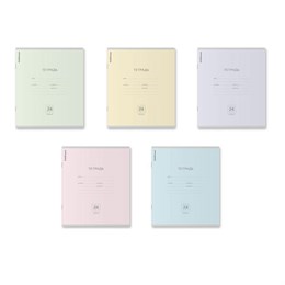 Тетрадь 24л. Erich Krause КЛАССИКА PASTEL, клетка, ассорти MIX-PACK (микс в спайке),, 56593