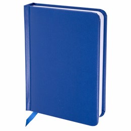 Ежедневник недатированный МАЛЫЙ ФОРМАТ А6 (100x150 мм) BRAUBERG "Select", балакрон, 160 л., синий, 111686