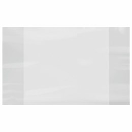 Обложка ПВХ для тетрадей и дневников, 80 мкм, 208х346 мм, прозрачная, ПИФАГОР, 229308
