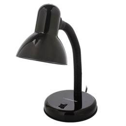 Настольная лампа-светильник SONNEN OU-203, на подставке, цоколь Е27, черный, 236676