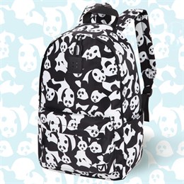Рюкзак BRAUBERG POSITIVE универсальный, карман-антивор, "Pandas", 42х28х14 см, 270781