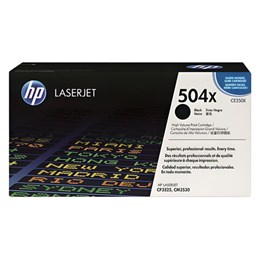 Картридж лазерный HP (CE250X) ColorLaserJet CP3525/CM3530, №504X, черный, оригинальный, ресурс 10500 страниц