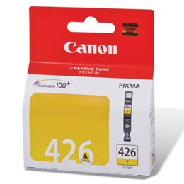 Картридж струйный CANON (CLI-426Y) Pixma MG5140/MG5240/MG6140/MG8140, желтый, оригинальный, 446 стр., 4559B001