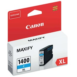 Картридж струйный CANON (PGI-1400XLС) МВ2040/МВ2340, голубой, оригинальный, ресурс 900 стр., 9202B001