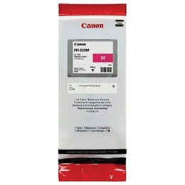 Картридж струйный CANON (PFI-320M) для imagePROGRAF TM-200/205/300/305, пурпурный, 300 мл, оригинальный, 2892C001