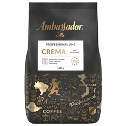 Кофе в зернах AMBASSADOR "Crema" 1 кг