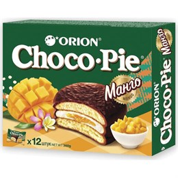 Печенье ORION "Choco Pie Mango" манго 360 г (12 штук х 30 г), О0000013010