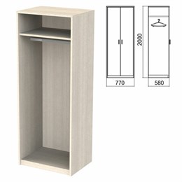 Шкаф (каркас) для одежды "Арго", 770х580х2000 мм, ясень шимо
