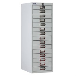 Шкаф металлический для документов ПРАКТИК "MDC-A4/910/15", 15 ящиков, 910х277х405 мм, собранный