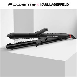 Мультистайлер для волос 3 в 1 ROWENTA Karl Lagerfeld CF451LF0, выпрямление/завивка, 170-200 °C, черный, 1830008551