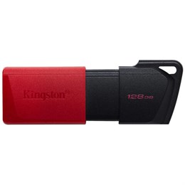 Флеш-диск 128GB KINGSTON DataTraveler Exodia M, разъем USB 3.2, черный/красный, DTXM/128GB