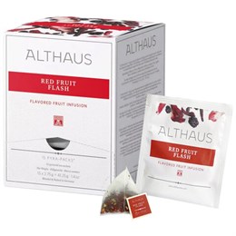 Чай ALTHAUS "Red Fruit Flash" фруктовый, 15 пирамидок по 2,75 г, ГЕРМАНИЯ, TALTHL-P00010