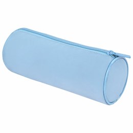 Пенал-тубус BRAUBERG, с эффектом Soft Touch, мягкий, пастельно-голубой, 22х8 см, 272300