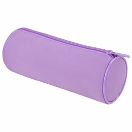 Пенал-тубус BRAUBERG, с эффектом Soft Touch, мягкий, пастельно-фиолетовый, 22х8 см, 272301
