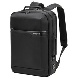 Рюкзак-сумка HEIKKI PRIORITY (ХЕЙКИ) с отделением для ноутбука, 2 отд., черный, 45x31x15 см, 272587