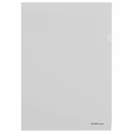 Папка-уголок ERICH KRAUSE "Fizzy Clear", прозрачная, 0,12 мм, 50150