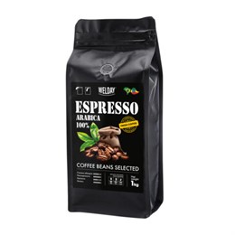 Кофе в зернах WELDAY (ВЭЛДЭЙ) "ESPRESSO Arabica" 1 кг, арабика 100%, 623437, УТ000015160