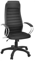 Кресло офисное Элегия L2, ткань-сетка, черное
