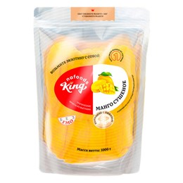 Манго натуральное KING, сушеное, 1 кг, пакет, 10101
