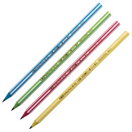 Карандаш чернографитный BIC, 1 шт., "Evolution Stripes", HB, корпус ассорти, 918487