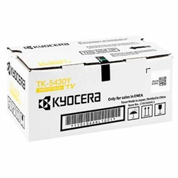 Тонер-картридж KYOCERA (TK-5430Y) ECOSYS PA2100cx/MA2100cfx и другие, желтый, оригинальный, ресурс 1250 страниц, 1T0C0AANL1