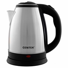 Чайник CENTEK CT-1068, 2 л, 2000 Вт, закрытый нагревательный элемент, сталь