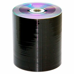 Диски CD-R SMARTTRACK, 700 Мб, 52x, Bulk (термоусадка без шпиля), КОМПЛЕКТ 100 шт., ST000152