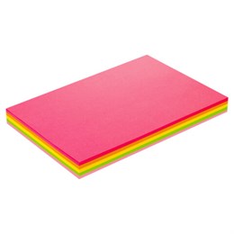 Бумага цветная BRAUBERG, А4, 75 г/м2, 250 л. (5 цветов х 50 листов), НЕОН, для офисной техники, 116668