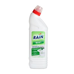 Средство чистящее для сантехники 10 в 1, 750 мл, RAIN, усиленный хлор, 1460