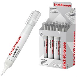 Ручка-корректор ERICH KRAUSE EasyMask, 7мл, металлический наконечник, 55989