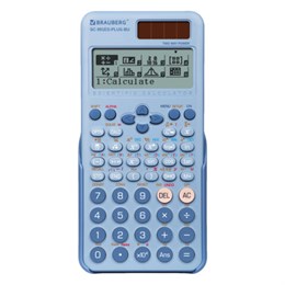 Калькулятор инженерный BRAUBERG SC-991ES-PLUS-BU (164х80 мм), 552 функции, 10+2 разряда, ГОЛУБОЙ, 272653