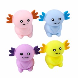 Игрушка-антистресс "АКСОЛОТЛЬ", 8 см, ассорти, 4 цвета, дисплей, JOLLY JOT (ДЖОЛЛИ ДЖОТ), 665806