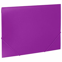 Папка на резинках А4 BRAUBERG PIXEL, фиолетовая, до 300 листов, 0,5 мм, 273042