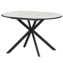 Стол раздвижной Грань Обеденные столы в пластике Грань 900+300 (Н-3784) Лофт/Черный муар