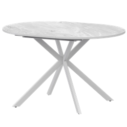 Стол раздвижной Грань 2 Обеденные столы в пластике Грань 2 1000+300 (Н-3783) Лавант/Белый муар