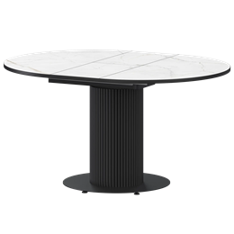 Стол раздвижной Амур Обеденные столы в пластике Амур 1000+300 (Н-3783) Азул/Черный муар