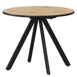 Стол нераздвижной Байкал Мини Обеденные столы в пластике Байкал 800 (Н-3819) Дуб Вотан/Черный муар