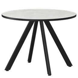 Стол нераздвижной Байкал Мини Обеденные столы в пластике Байкал 800 (Н-3819) Лофт/Черный муар