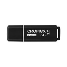 Флеш-диск 64 GB, CROMEX Standard USB 2.0, черный, 514160