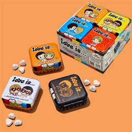 Драже освежающие в форме сердца LOVE IS вкус маракуйя, 20 г, 709244