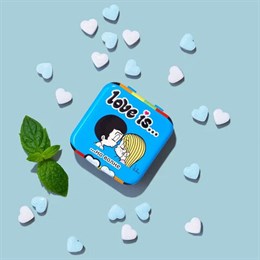 Драже освежающие в форме сердца LOVE IS вкус мята, 20 г, 709242
