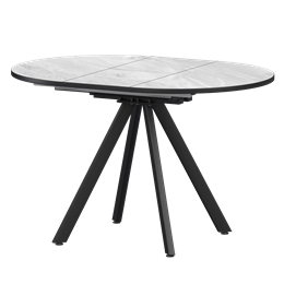 Стол раздвижной Байкал Мини Обеденные столы в пластике Байкал 900+300 (Н-3784) Лавант/Черный муар