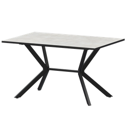 Стол нераздвижной Сириус Обеденные столы в пластике Сириус 1200 (Н-3825) Лофт/Черный муар