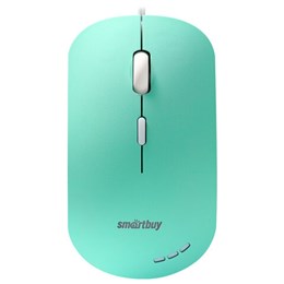 Мышь проводная бесшумная SMARTBUY 288-K, USB, 3 кнопки+1 колесо, оптическая, зеленая 06826, SBM-288-LG