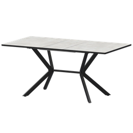 Стол раздвижной Сириус Обеденные столы в пластике Сириус 1200+300 R20 (Н-3831) Лофт/Черный муар