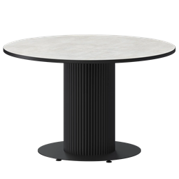 Стол нераздвижной Амур Обеденные столы в пластике Амур 1000 (Н-3822) Лофт/Черный муар